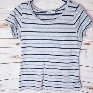 ❄Velvet by Graham Spencer striped tee size small